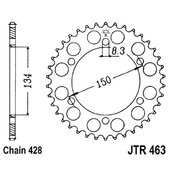 Reťazová rozeta JT JTR 463-50 50T, 428